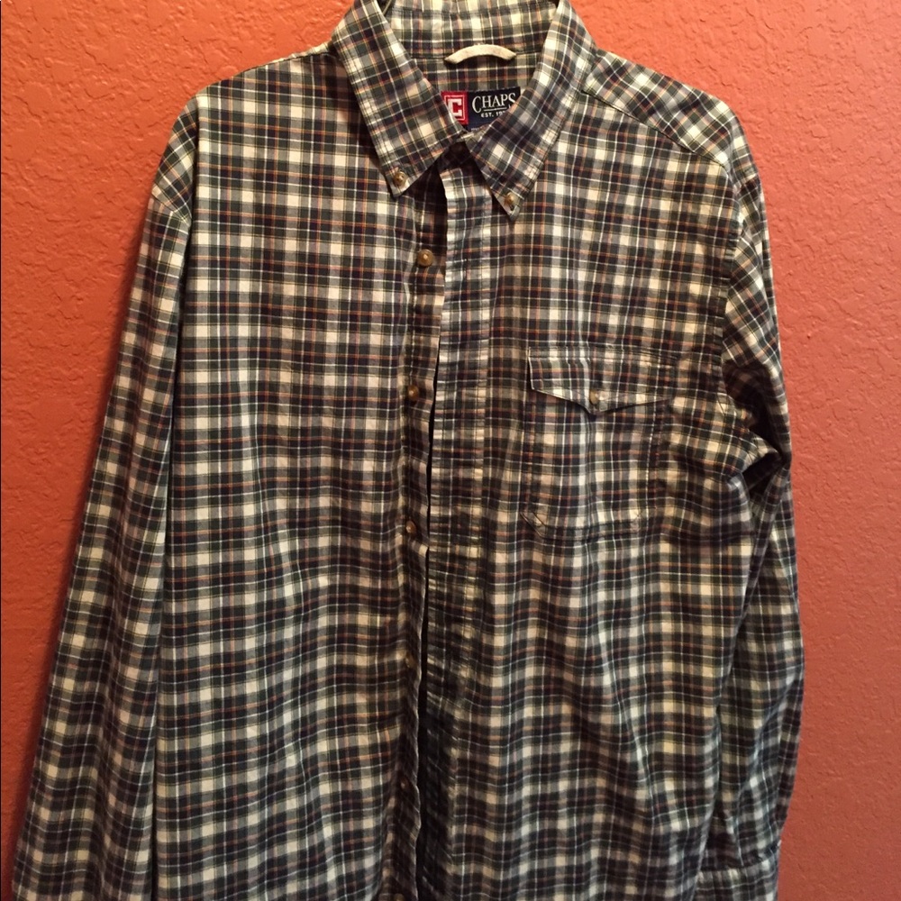Chaps men's long sleeve dress shirt.