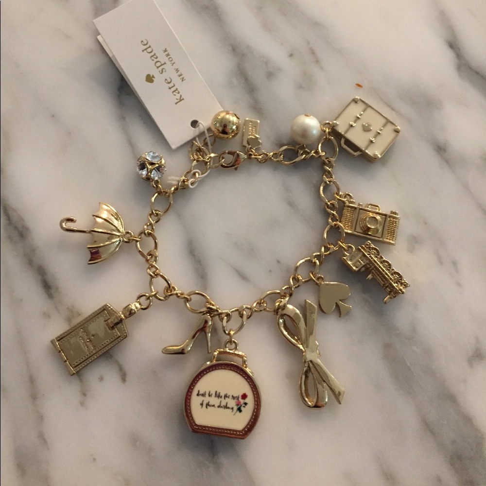 Kate Spade "All Aboard" Charm Bracelet