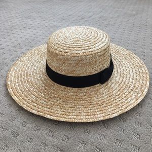 Straw Boater Hat