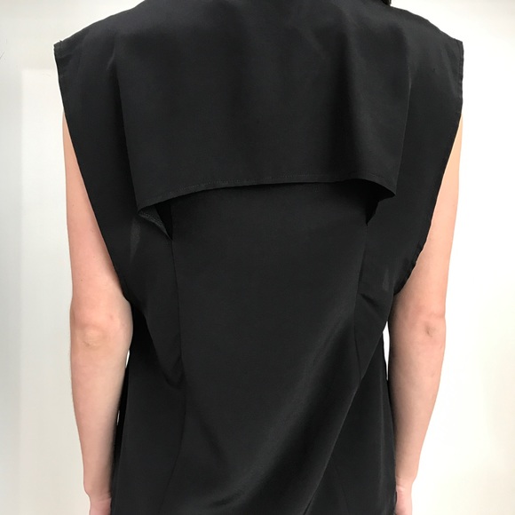 Stacy Chang from Anthropologie black silk blouse - Picture 3 of 7