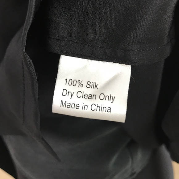 Stacy Chang from Anthropologie black silk blouse - Picture 4 of 7
