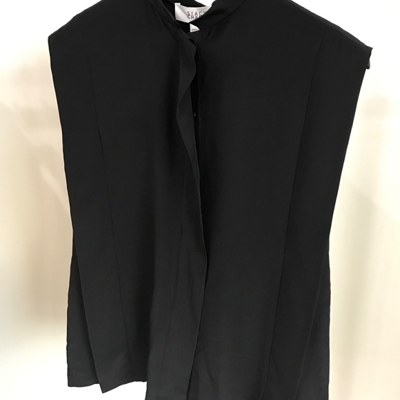 Stacy Chang from Anthropologie black silk blouse - Picture 5 of 7