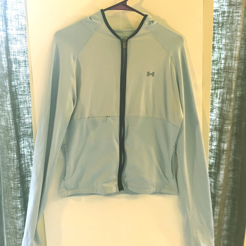 Under Armour Athletic Jacket - S or M, hood, zip