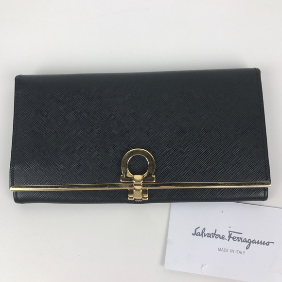 Salvatore Ferragamo Handbags - Salvatore Ferragamo Gancini Icona Vitello Wallet