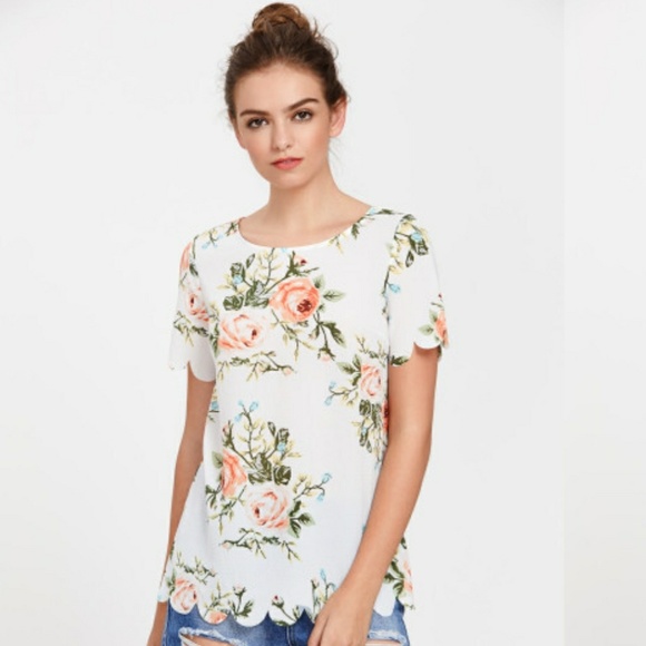 🌿FLORAL BLOUSE🌿🌿 - Picture 3 of 8