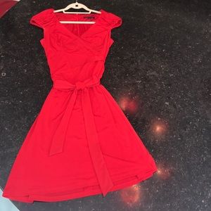 David Meister size 6 Red Dress