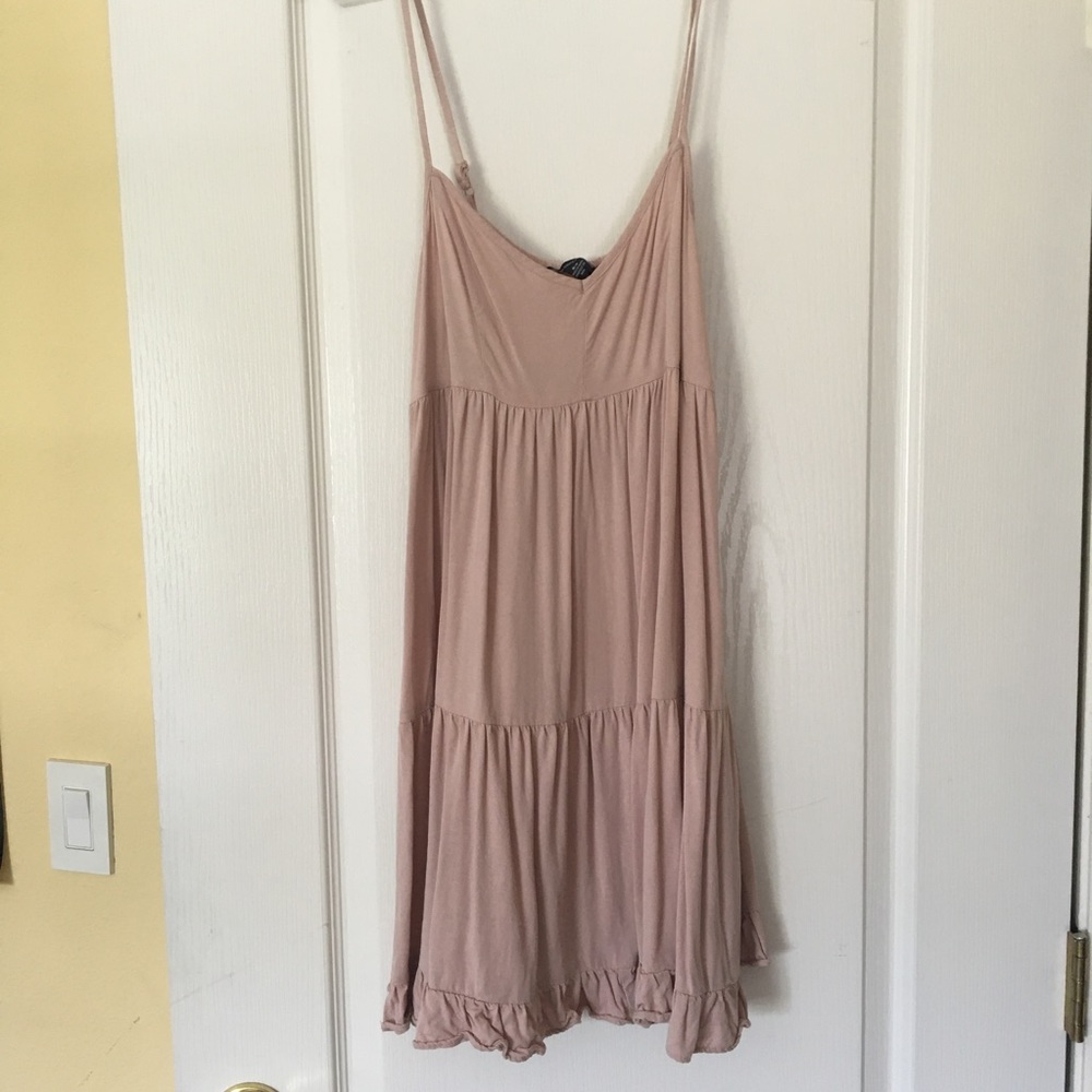 American Eagle Blush Babydoll Dress