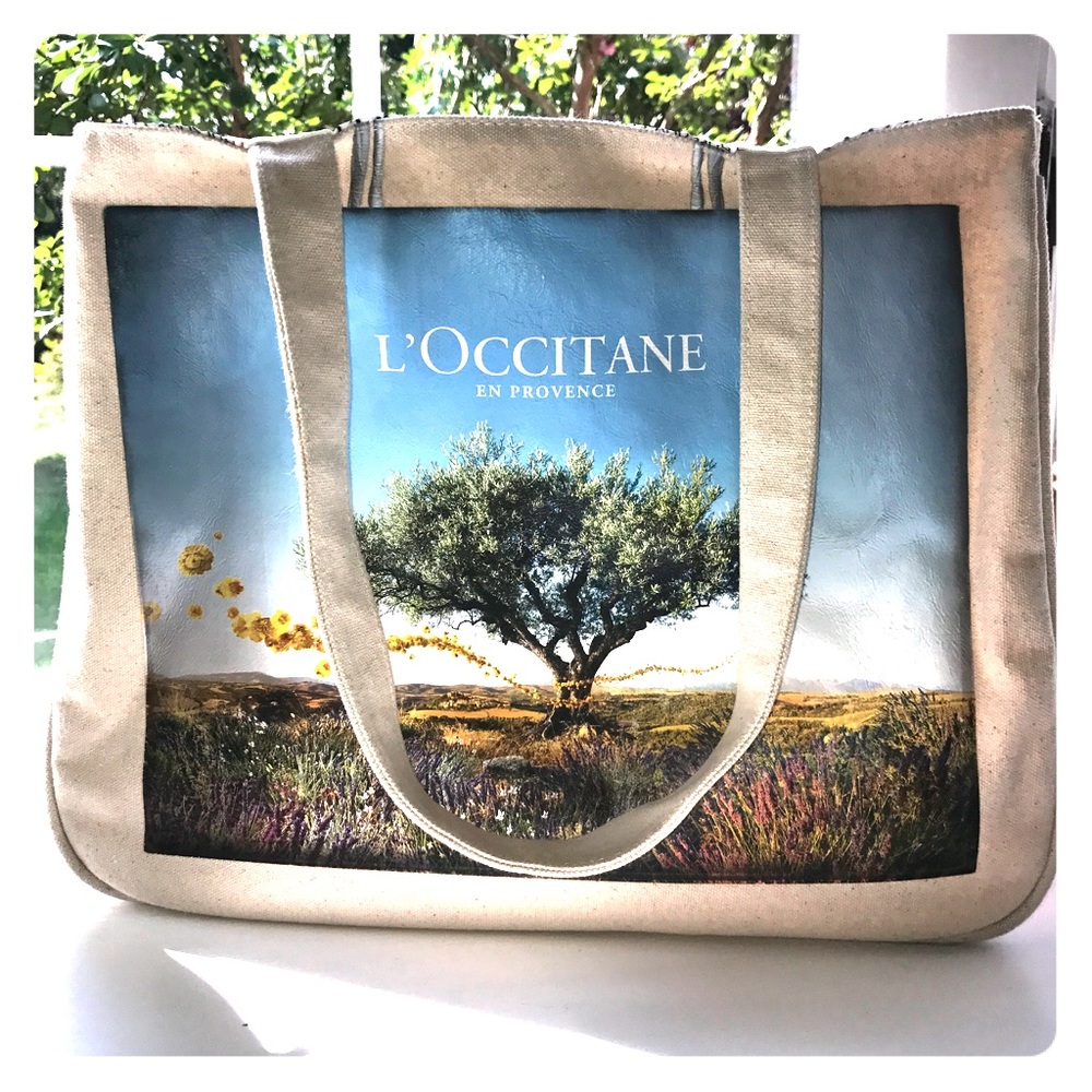 L'Occitane canvas tote bag!
