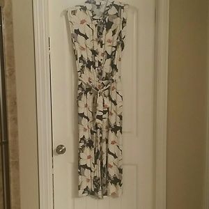 Floral Midi Jumpsuit