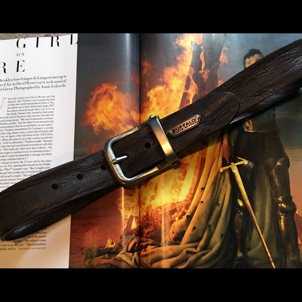 MEN’S Buffalo David Bitton Brown Belt NWOT
