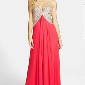 Long chiffon dress sz2