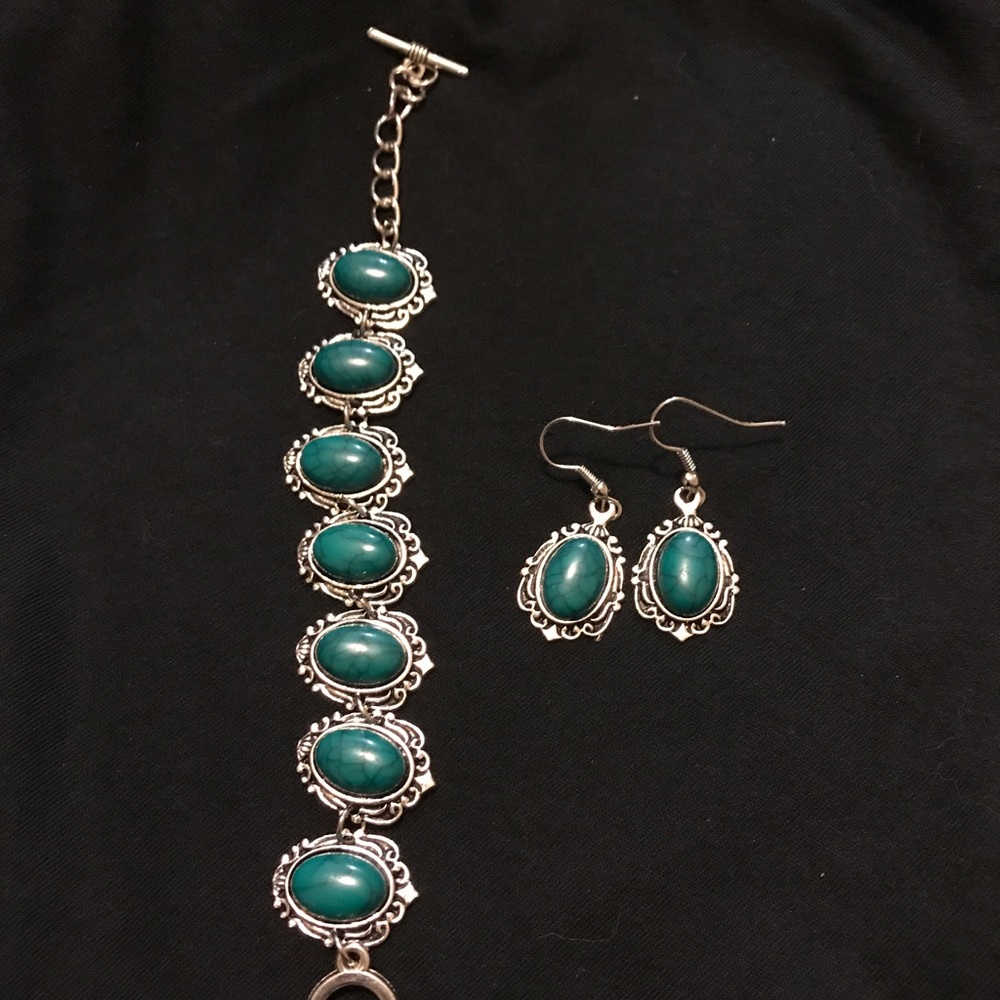 Vintage Tibetan Turquoise set 🌺NWT 🌺 - Picture 6 of 8