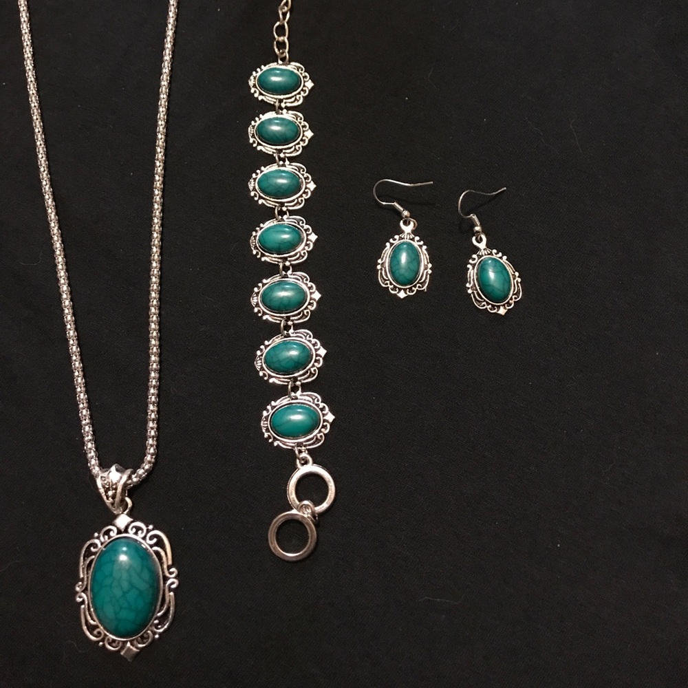 Vintage Tibetan Turquoise set 🌺NWT 🌺 - Picture 8 of 8