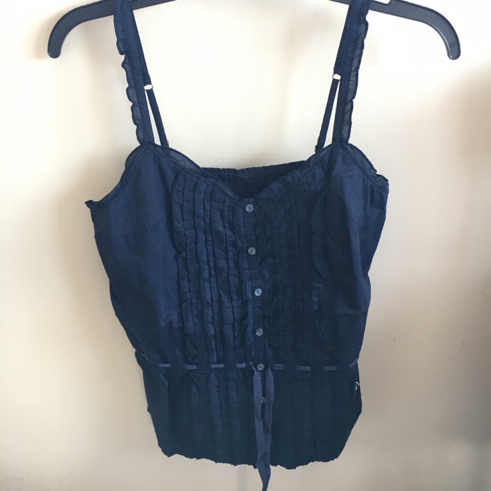 Navy Abercrombie tank top