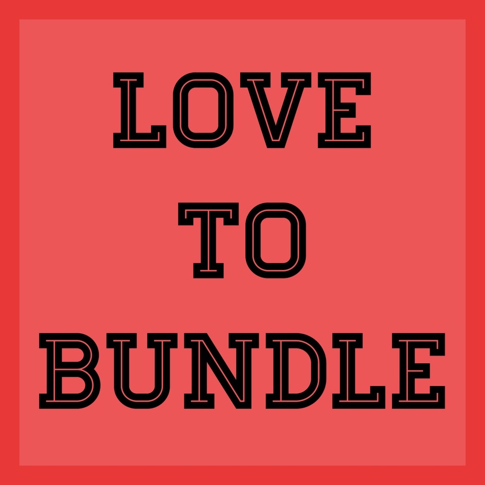 ♥️🖤♥️ To Bundle and Pass On the Discount To You!