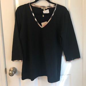 NWT BURBERRY black shirt.