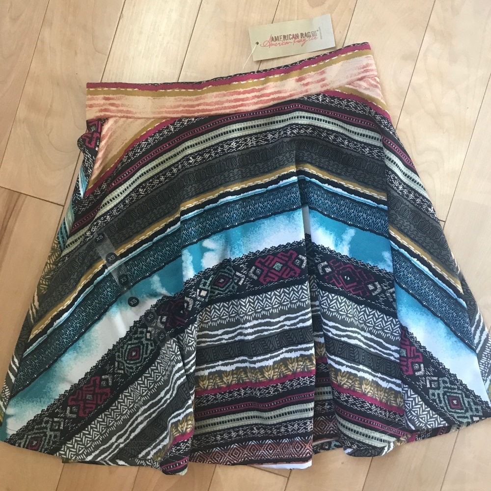 Printed Skater Skirt