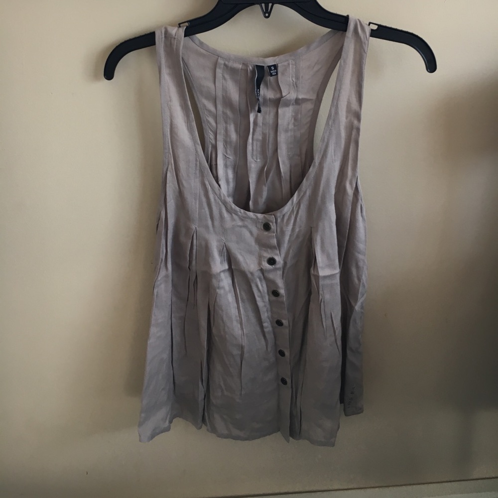 Button up tank top
