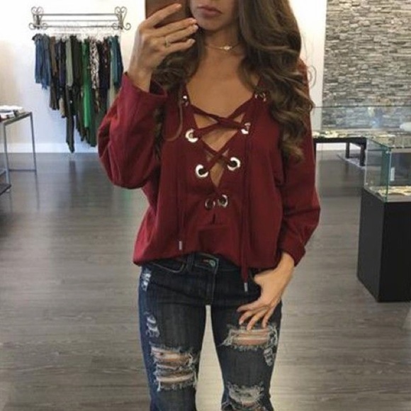 Sweaters - Eyelet Sweater