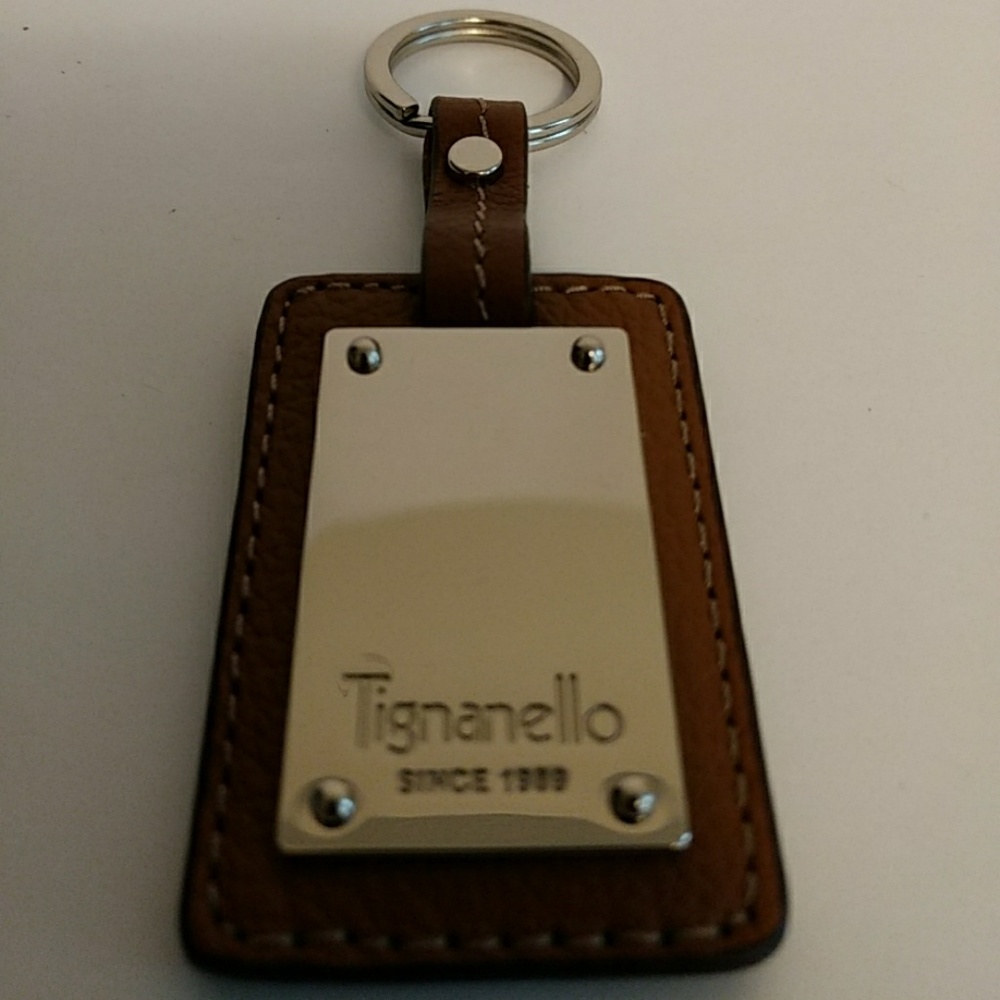 Free w/ Bundle of 4+ Items: NWOT Leather Keychain