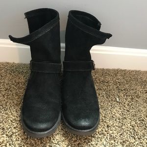 Black ankle boots