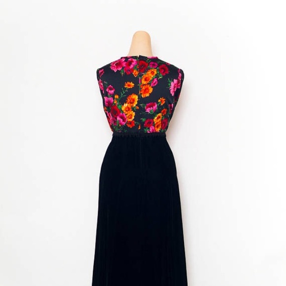 80s 90s vintage floral dress - Picture 5 of 5