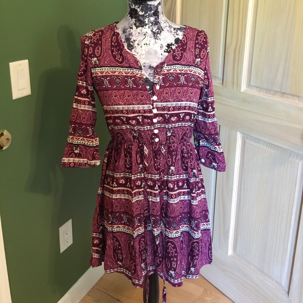 Bohemian dress, so cute and comfy ❤️🌸