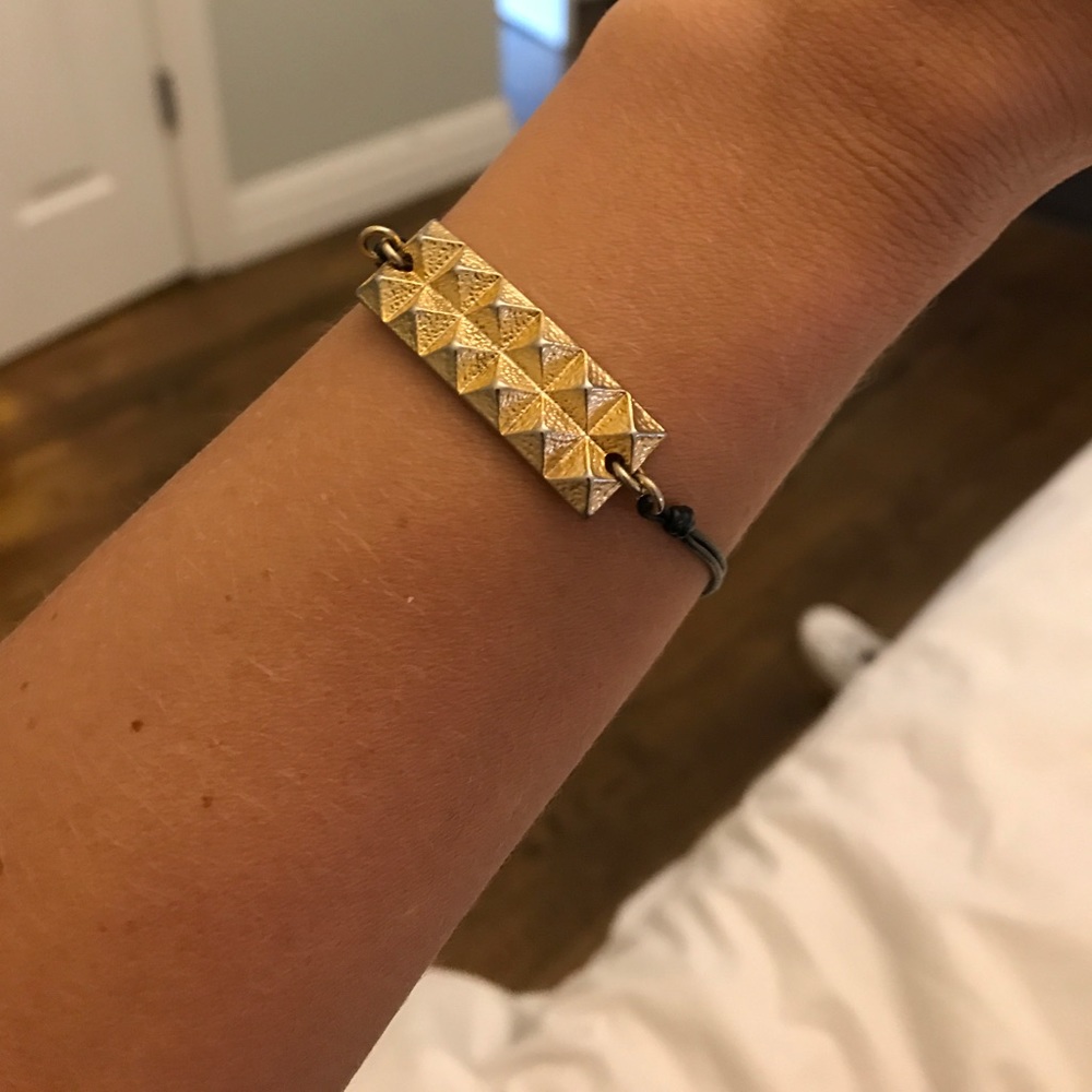 Gold studded bracelet