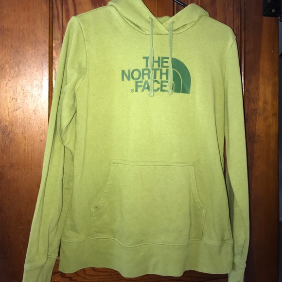 Green North Face hoodie - Picture 1 of 4