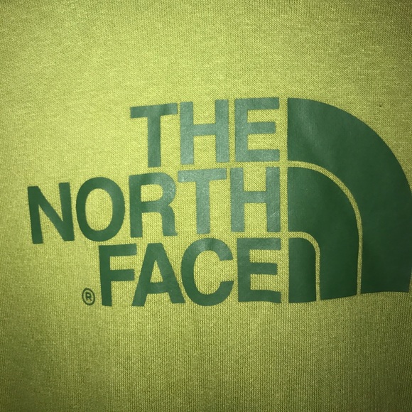 Green North Face hoodie - Picture 2 of 4