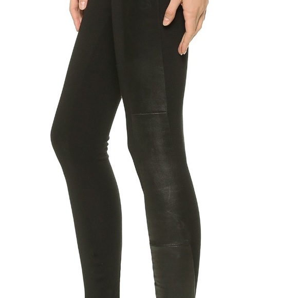 Alice and Olivia leather panel leggings - Picture 2 of 3