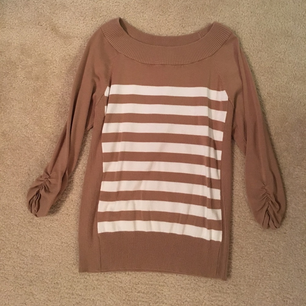 Strip detail sweater