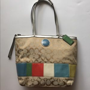 Colorful Coach purse