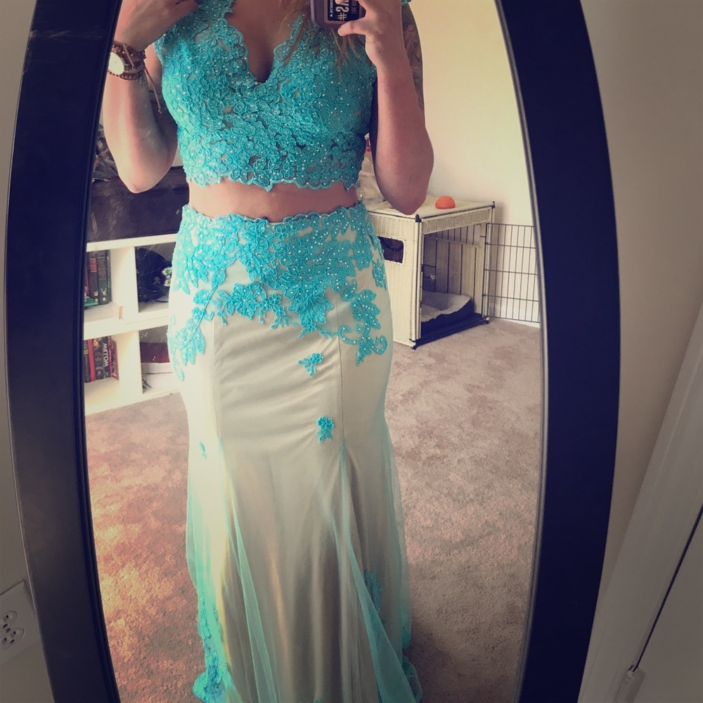 2 piece Tiffany dress.