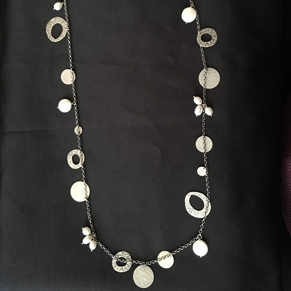 Silpada Pearl & Sterling Silver Necklace
