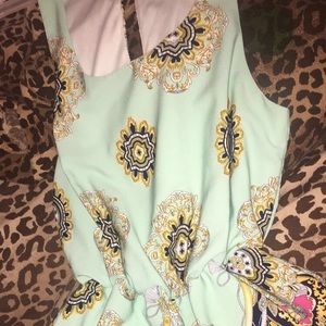 Turquoise Romper !