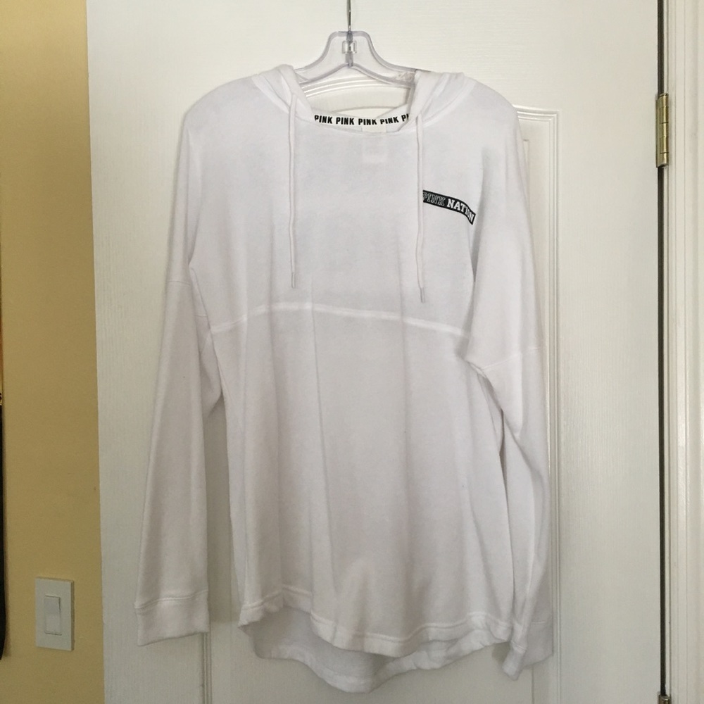 VS PINK White PinkNation Hoodie