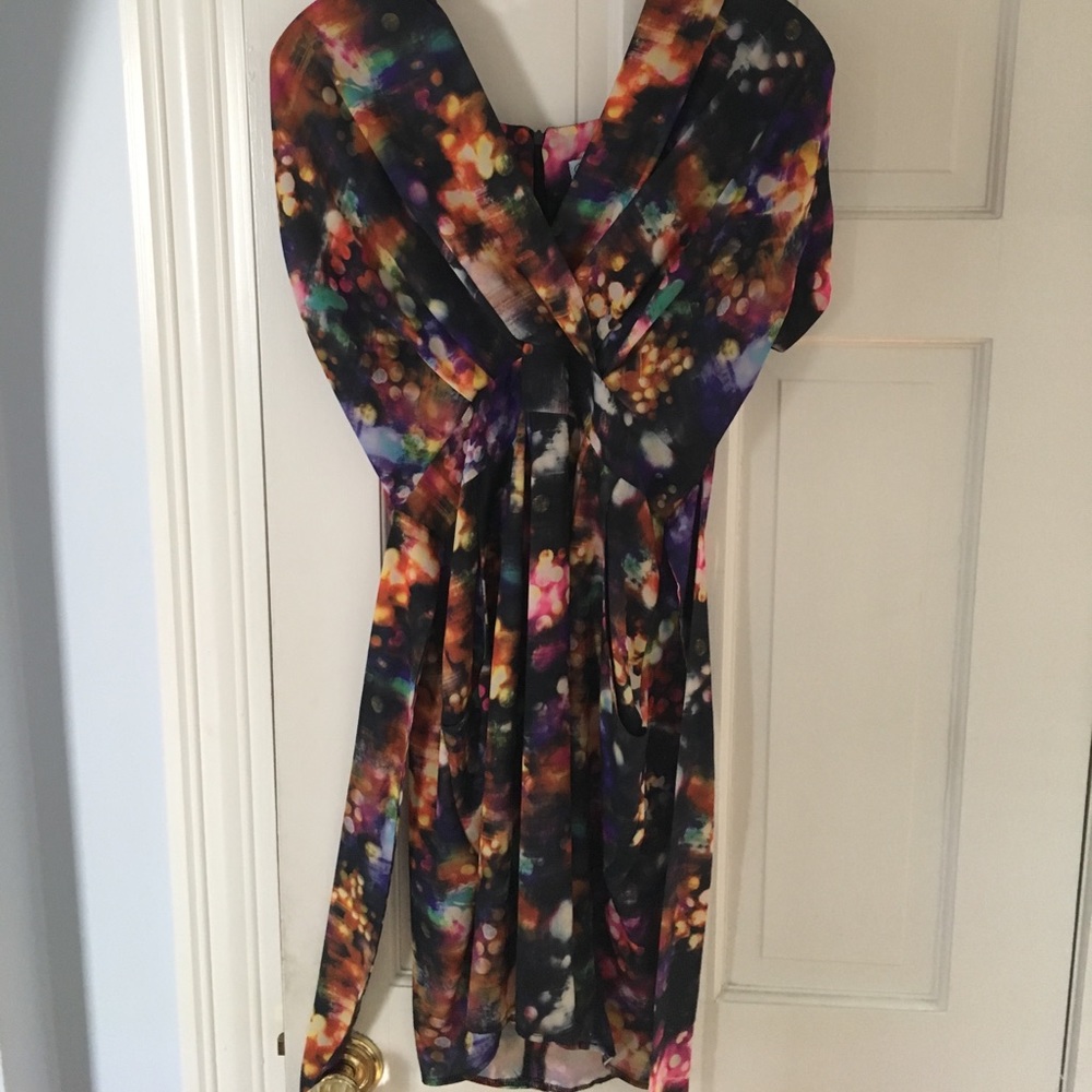 Mod cloth wrap dress
