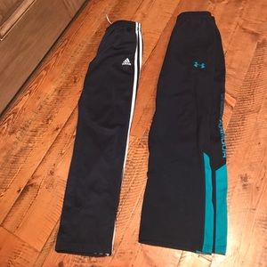 Under Armour and Adidas boys pants