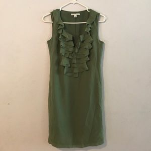 Beautiful Banana Republic green dress.
