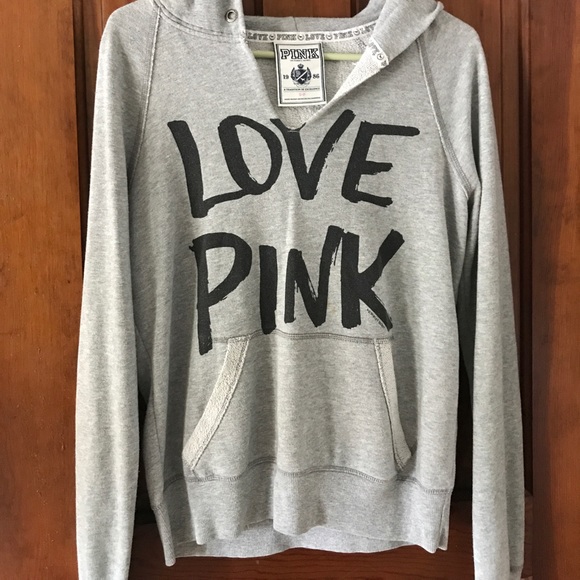 Women's S grey Victoria's Secret PINK hoodie - Picture 1 of 4