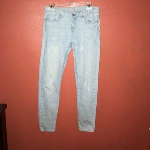 Forever 21 Distressed Skinny Jeans