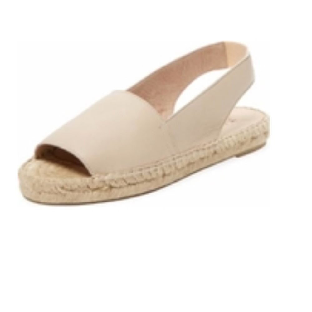 Chilean Leather Slingback Espadrille