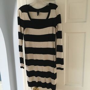 Striped H&M dress