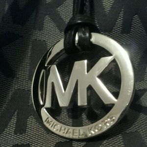 Authentic Michael Kors Gold Tone Lanyard Charm