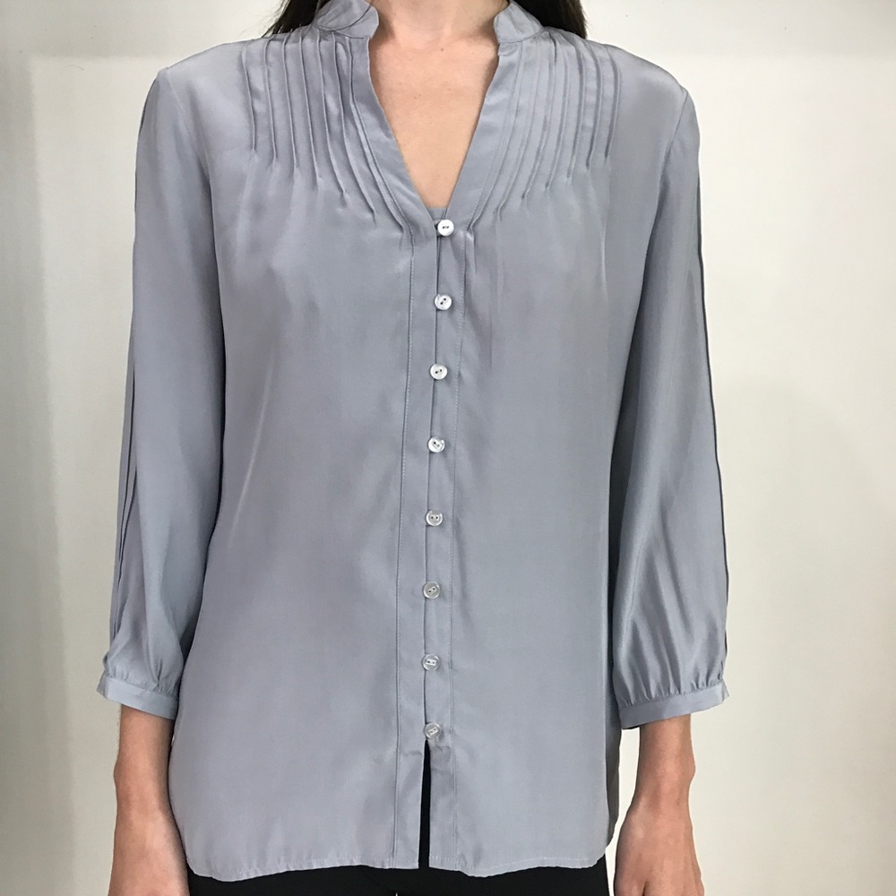 Stacy Chang from Anthropologie Silk Blouse