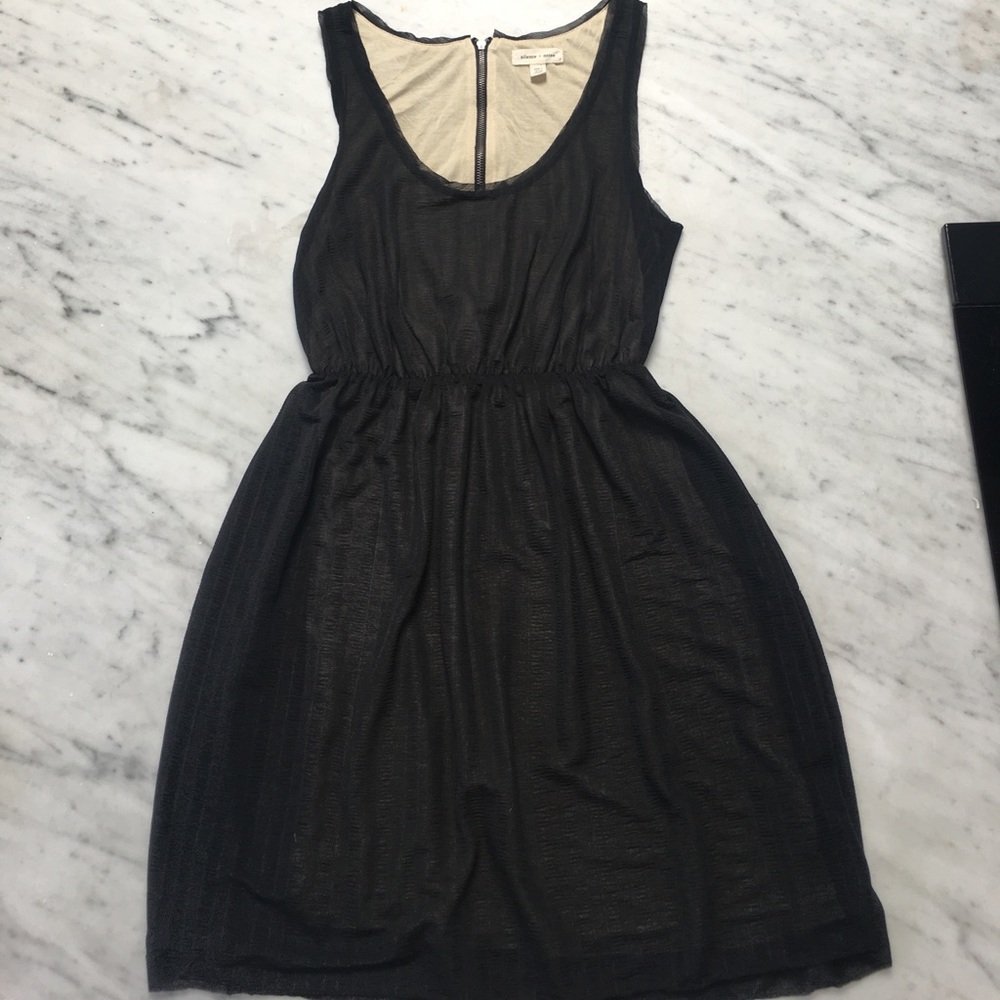 Black Sheer dress
