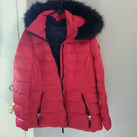 Calvin Klein Jackets & Blazers - Bright red calvin klein jacket.