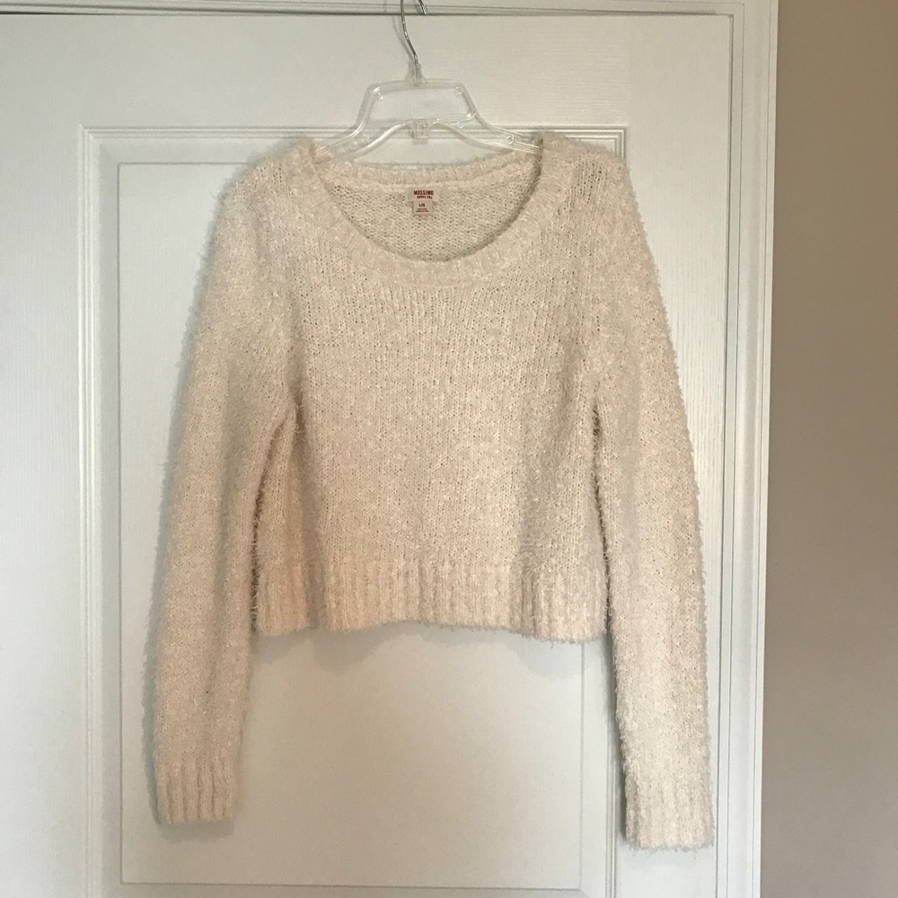 Missimo - Off White Cropped Sweater