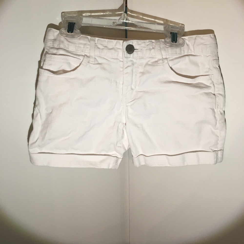 Gap Kids white denim shorts (size 14)